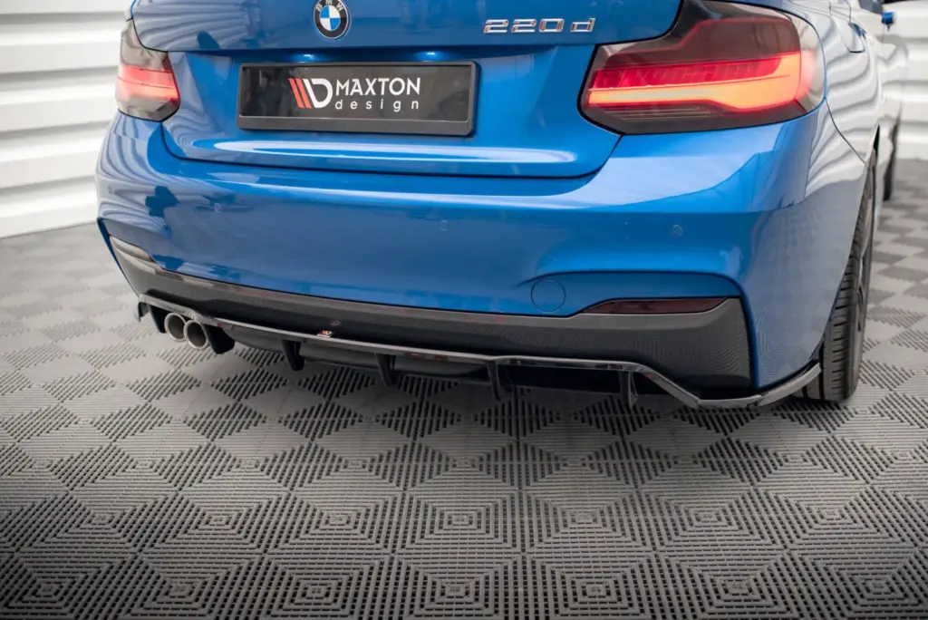 Rear Splitter (With Diffuser) compatible with BMW 2 M-Pack F22
