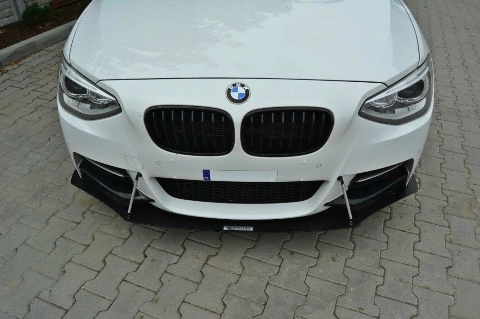 Front Splitter Racing compatible with BMW 1 F20 M-Power Pre-Facelift
