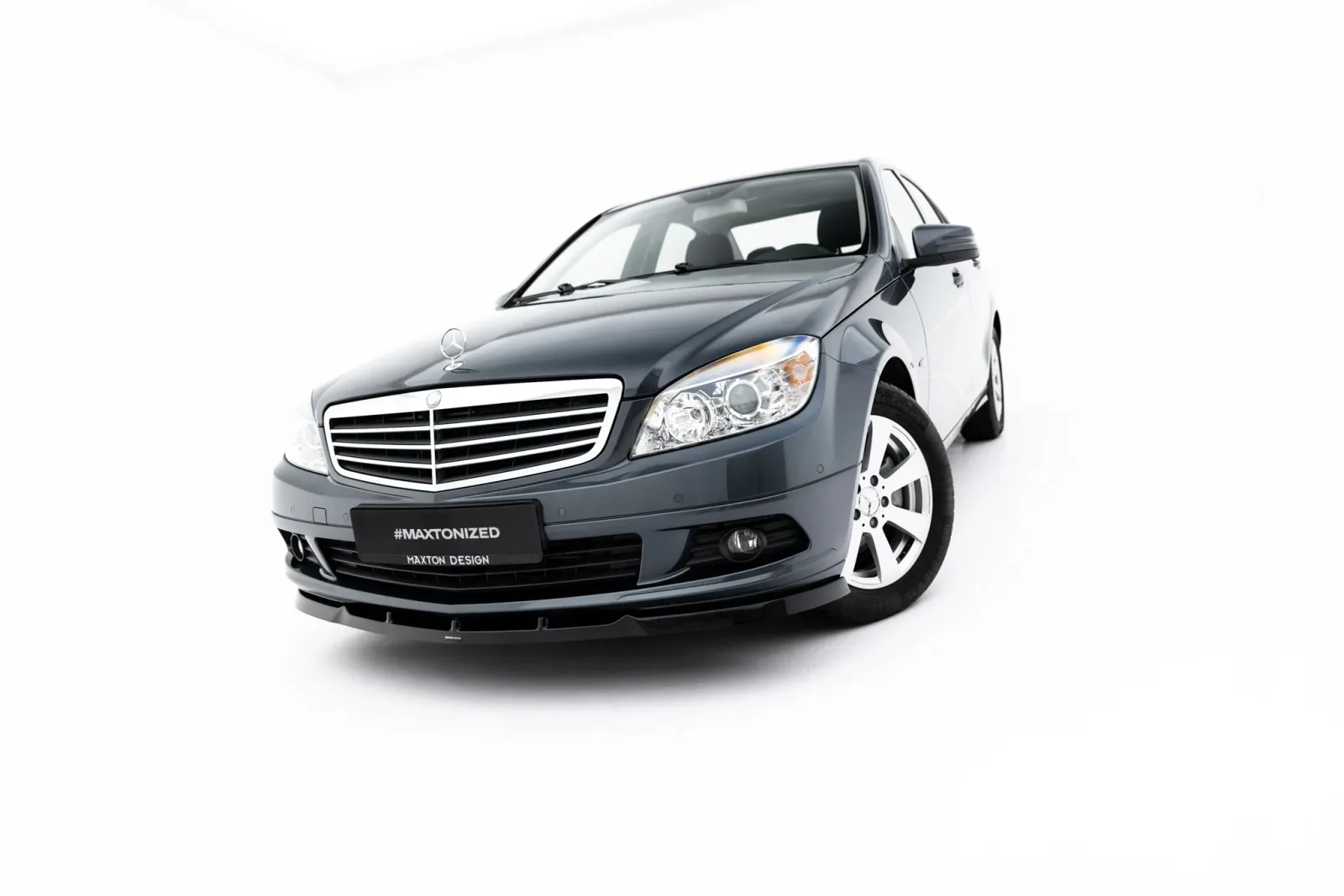 Front Splitter compatible with Mercedes C-Class W204 Pre-Facelift