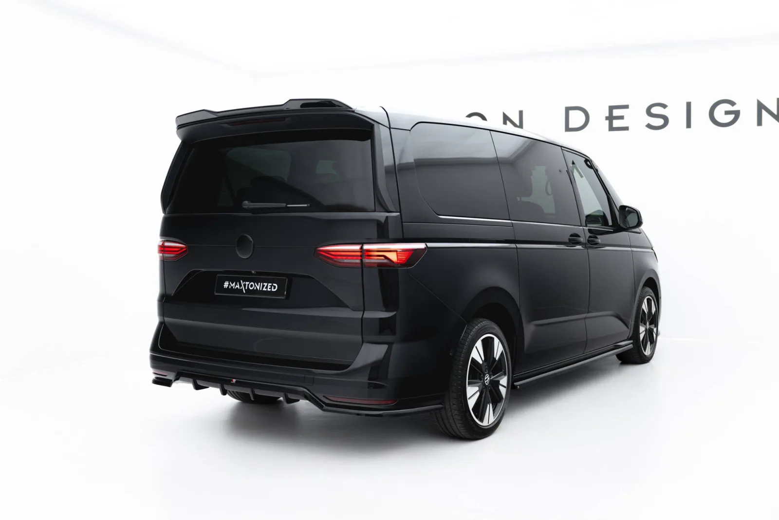 Rear Splitter (With Diffuser) compatible with Volkswagen Multivan Long T7