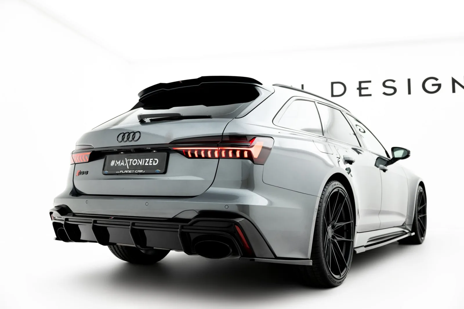 Rear Side Splitters V.2 compatible with Audi RS6 C8 / C8 Facelift