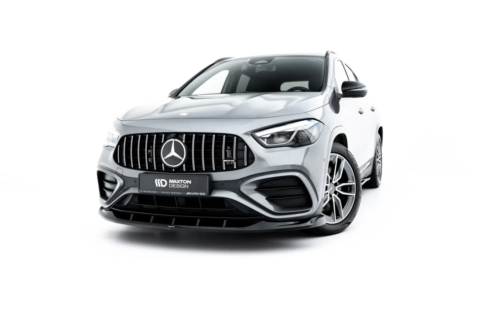 Front Splitter V.2 compatible with Mercedes-AMG GLA 35 H247 Facelift