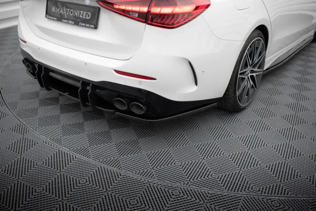 Rear Side Splitters compatible with Mercedes-Benz C AMG-Line / 43 AMG W206