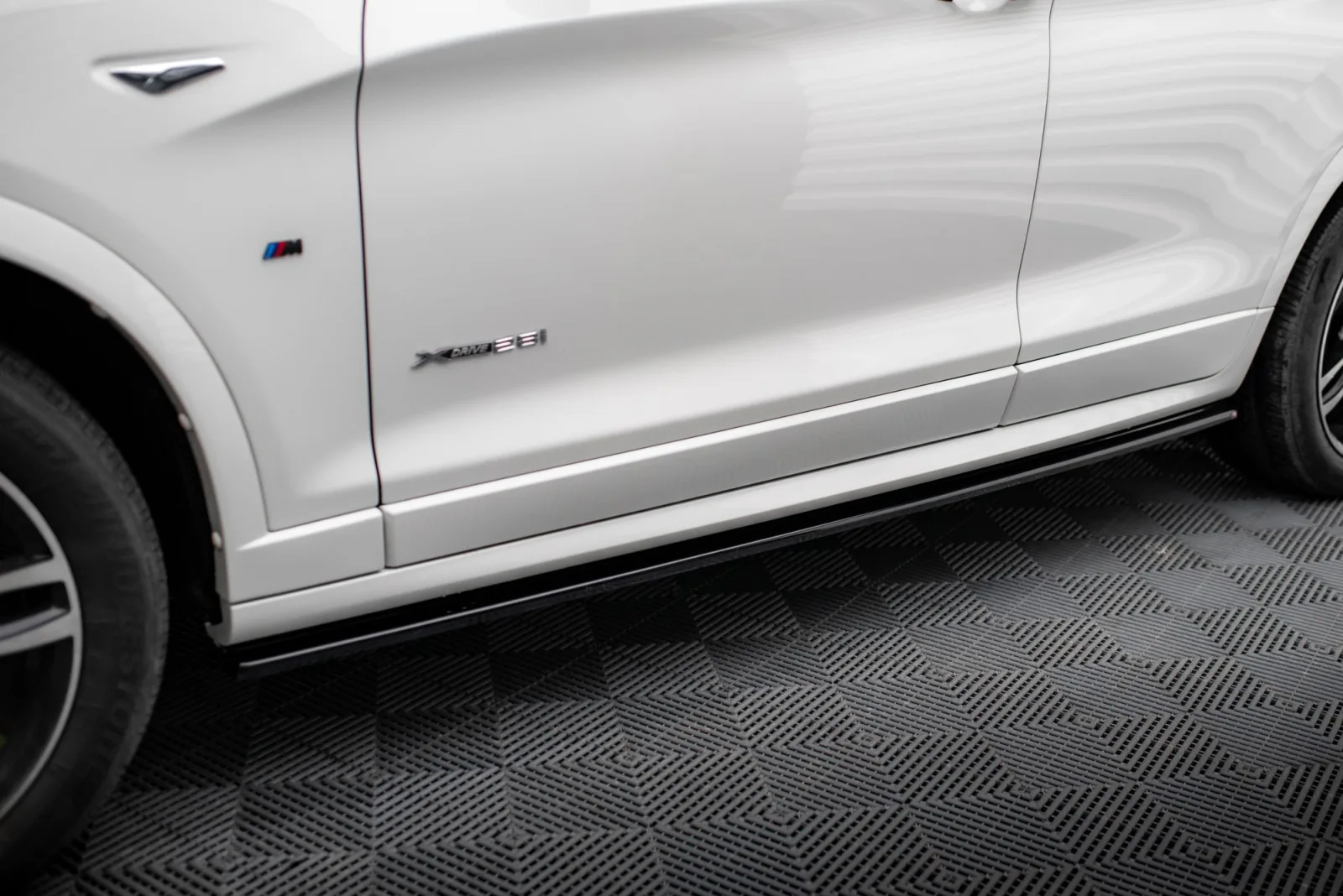 Side Skirts Diffusers compatible with BMW X3 M-Pack F25 Facelift