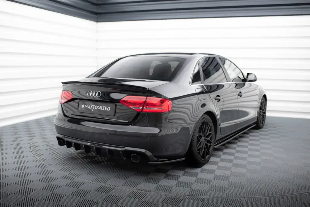 Rear Valance compatible with Audi A4 B8 (Version with single exhausts on both sides)