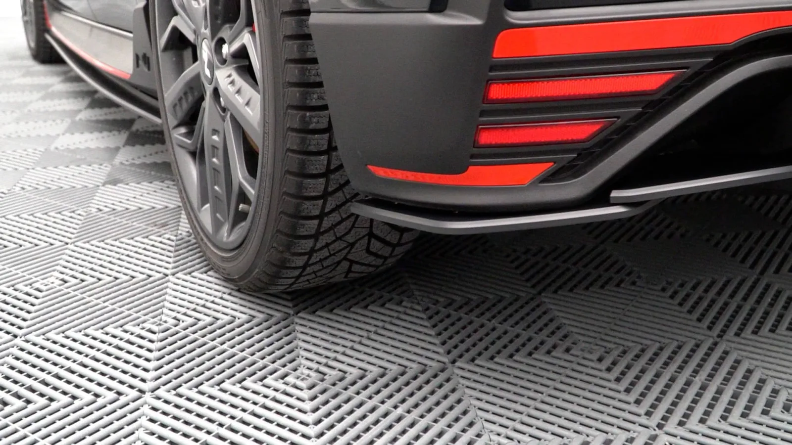 Rear Side Splitters Street Pro compatible with Hyundai I20 N Mk3