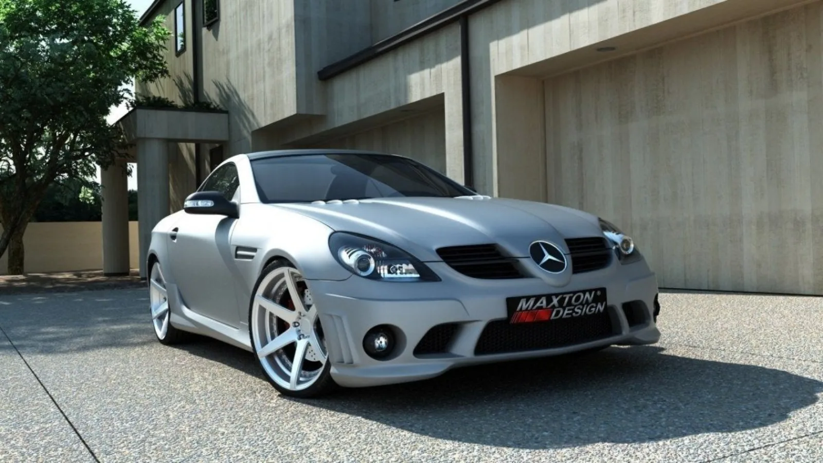 Front Bumper compatible with Mercedes SLK R171 AMG 204 Look