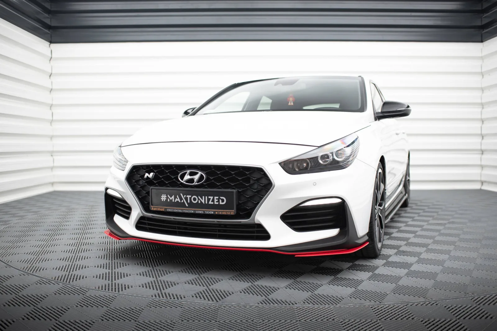 Splitters Front compatible with Hyundai I30 N Mk3 Hatchback / Fastback
