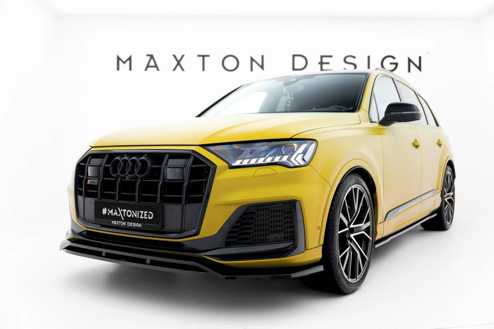 Front Splitter V.1 compatible with Audi SQ7 /Q7 S-Line Mk2 (4M) Facelift