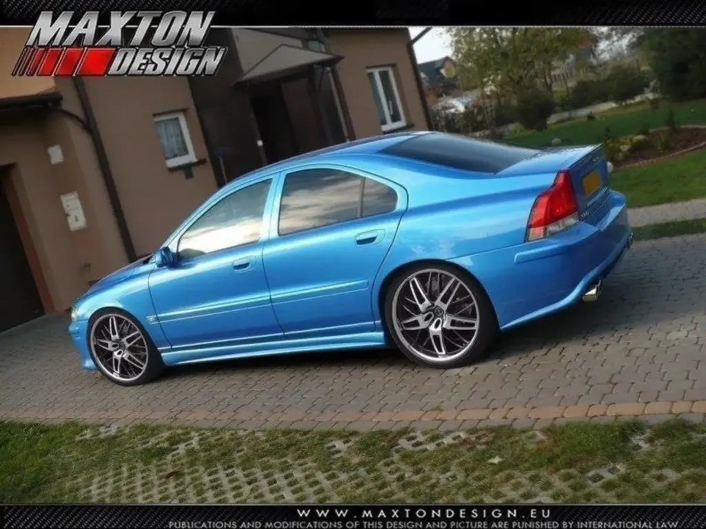 Side Skirts Diffusers compatible with Volvo S60 I