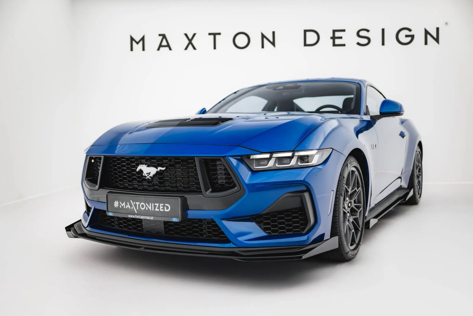 Front Splitter Street Pro + Flaps compatible with Ford Mustang GT Mk7