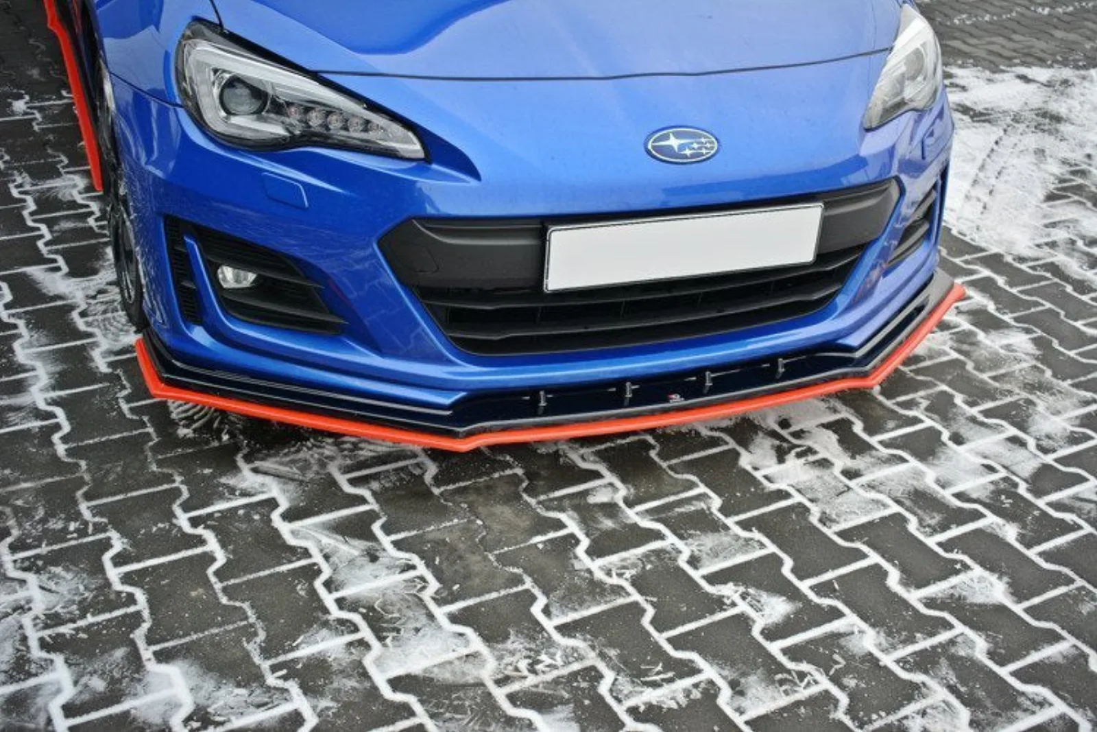 Front Splitter V.4 compatible with Subaru BRZ Mk1 Facelift