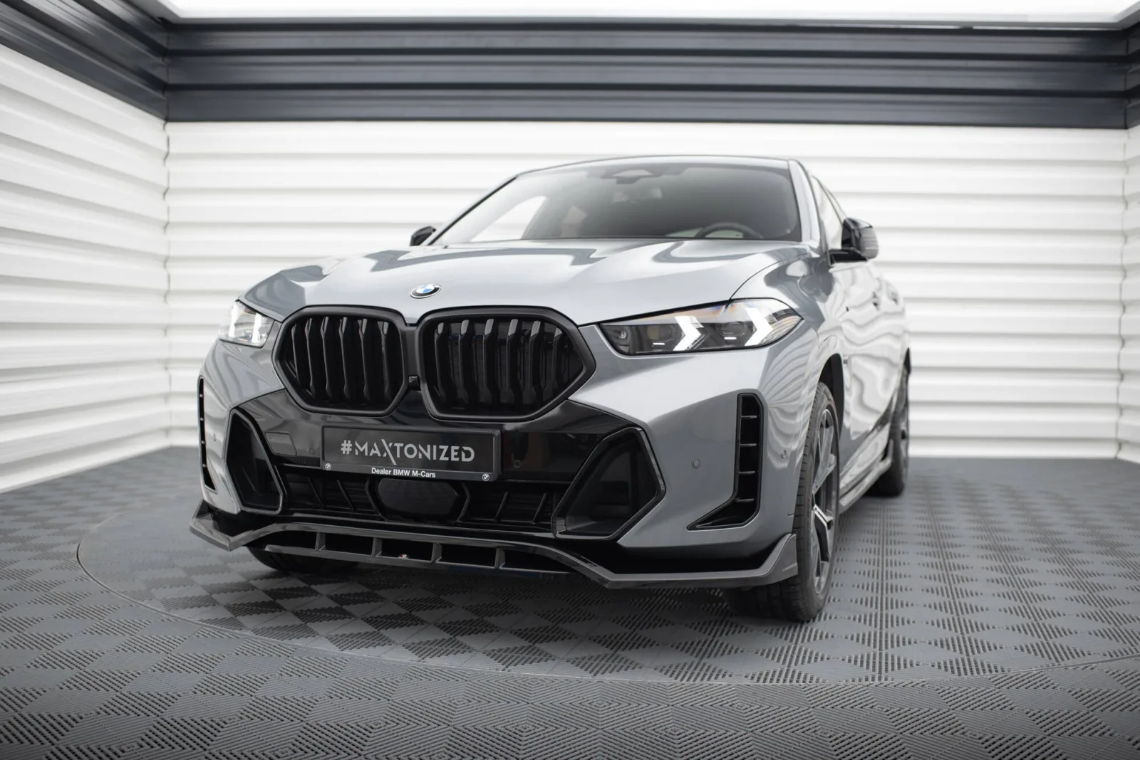 Front Splitter V.2 compatible with BMW X6 M-Pack G06 Facelift