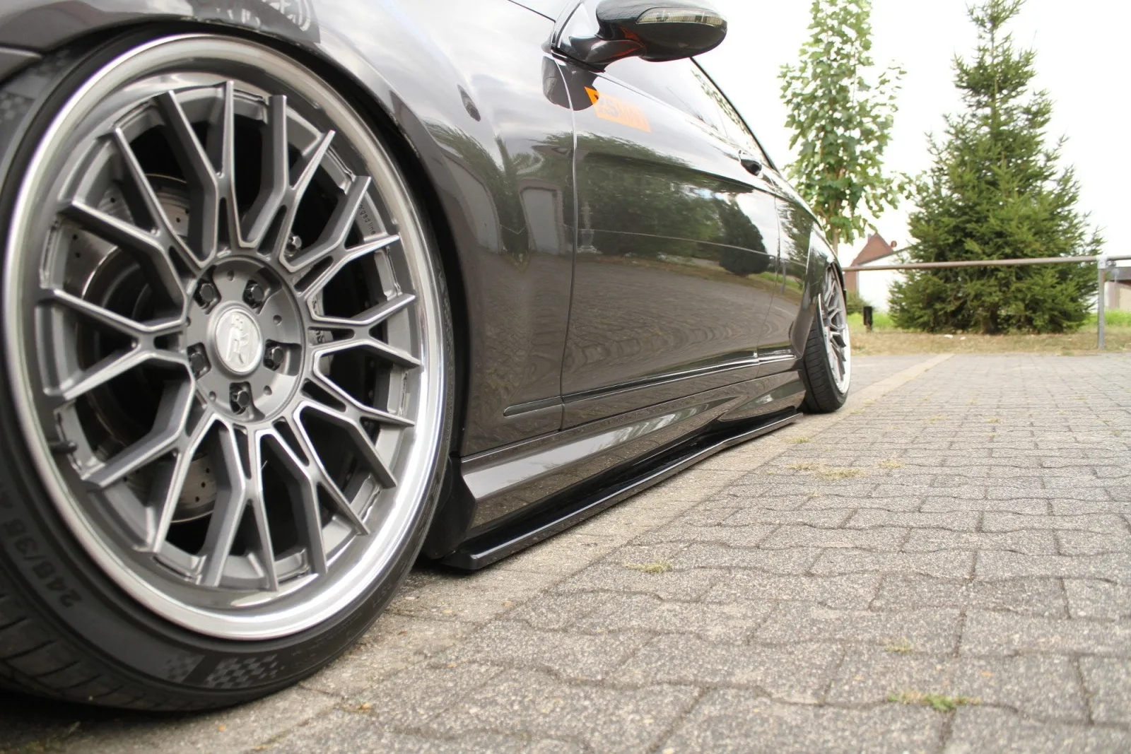 Side Skirts Diffusers compatible with MERCEDES CL 500 C216 AMGLINE