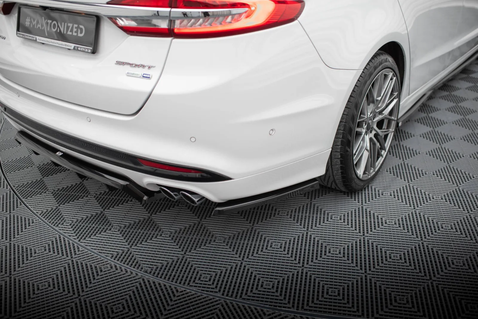 Rear Side Splitters compatible with Ford Mondeo Sport Mk5 Facelift / Fusion Sport Mk2 Facelift