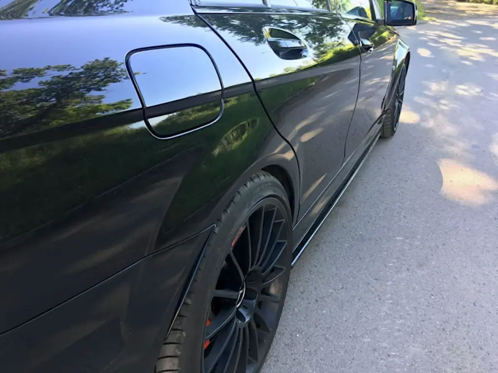 Side Skirts Diffusers compatible with Mercedes-Benz C63 AMG Sedan / Estate W204 Facelift / S204 Facelift