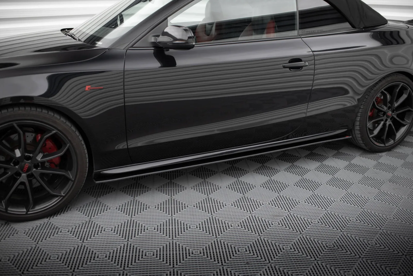Side Skirts Diffusers Street Pro compatible with Audi A5 / A5 S-Line / S5 Coupe / Cabrio 8T / 8T Facelift