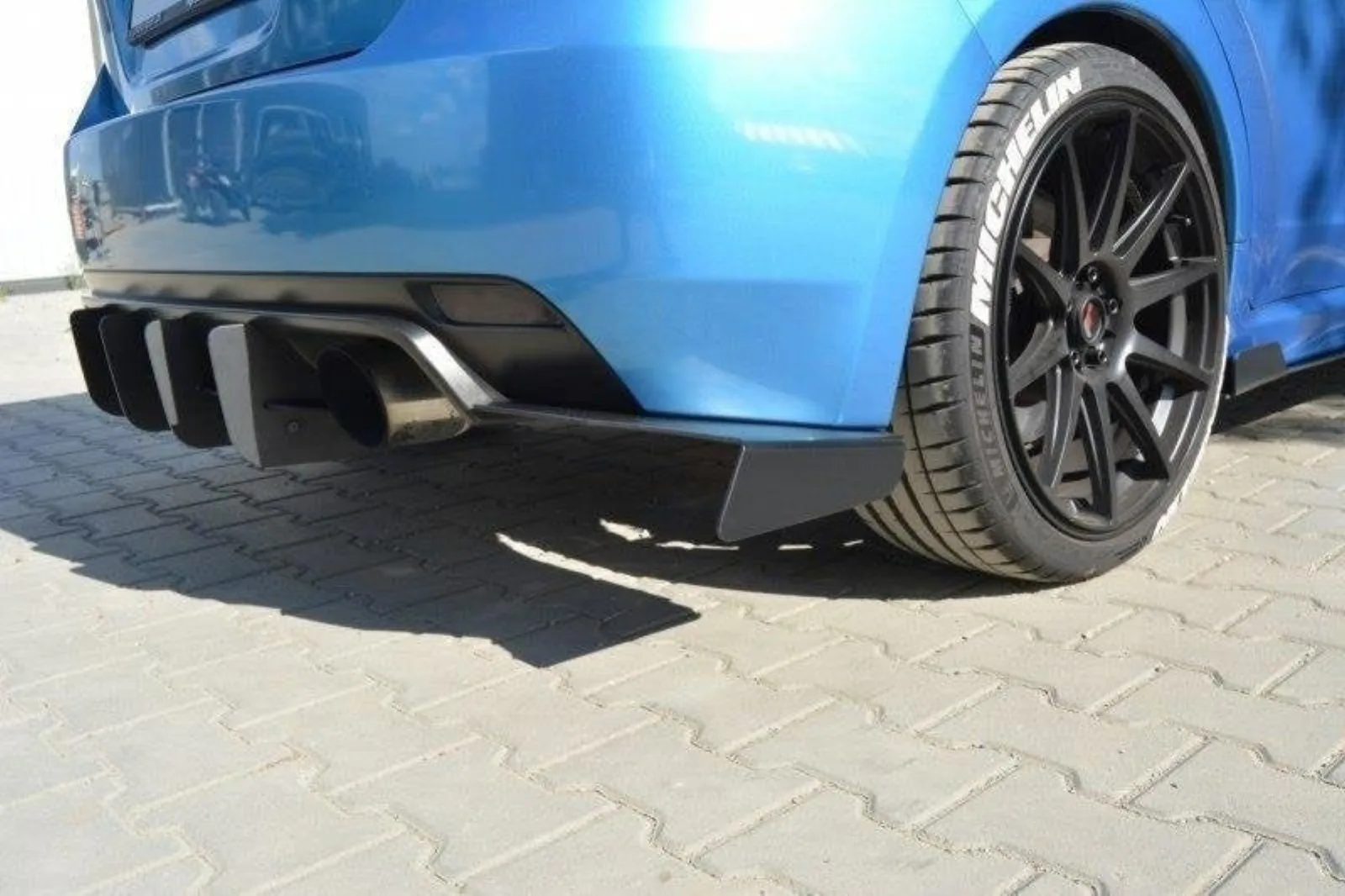 Rear Side Splitters compatible with Subaru Impreza WRX STI Mk3