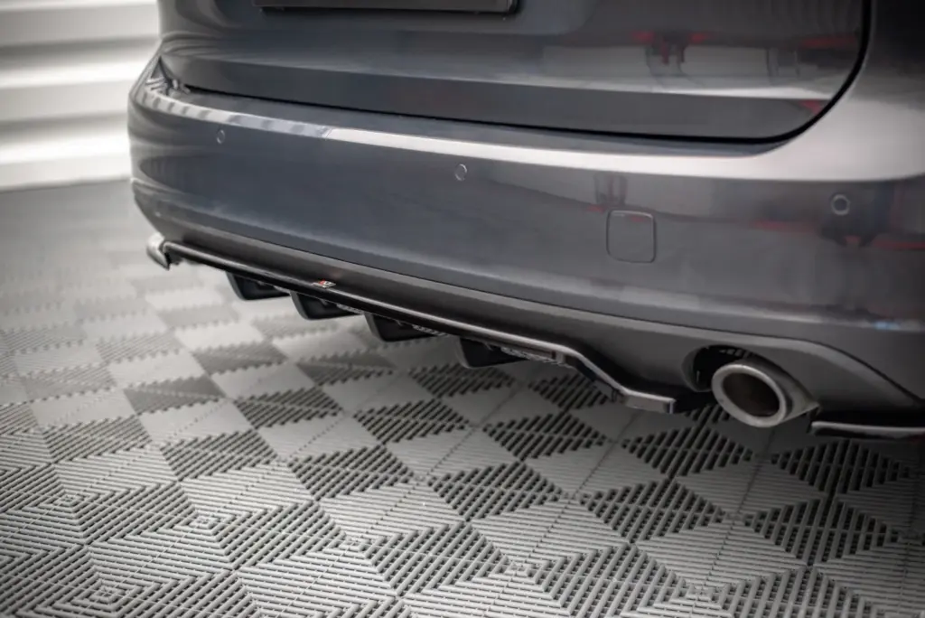 Rear Splitter (With Diffuser) V.1 compatible with Volvo V90 Mk2