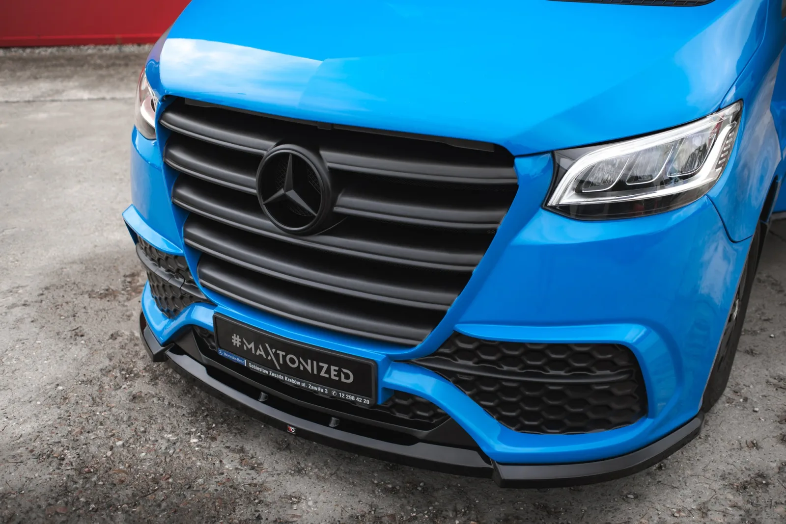 Front Bumper + Splitter compatible with Mercedes-Benz Sprinter Mk3