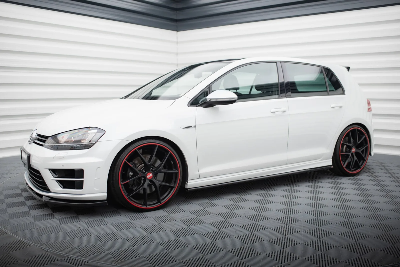 Set of Splitters compatible with Volkswagen Golf R Hatchback Mk7