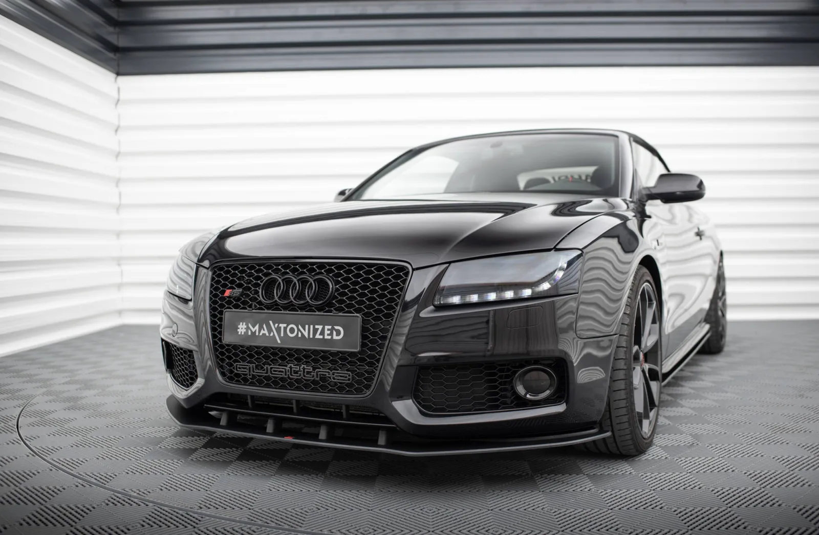 Front Splitter Street Pro compatible with Audi S5 / A5 S-Line 8T