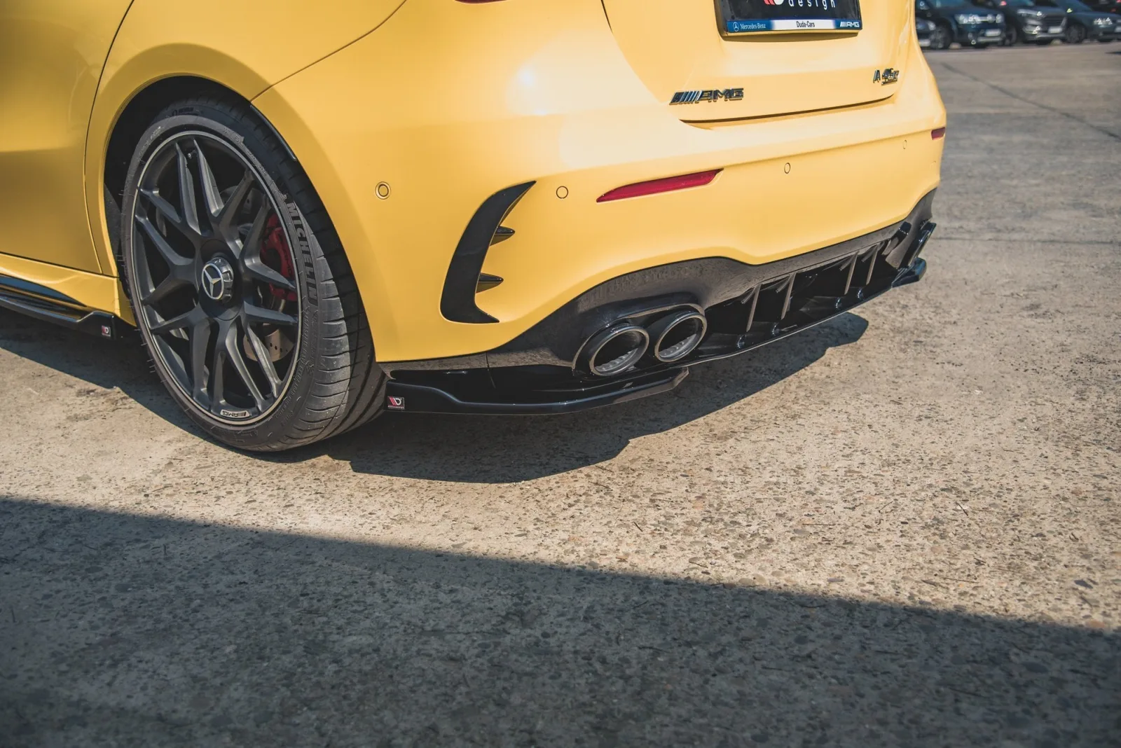 Rear Side Splitters compatible with Mercedes-AMG A 45 S Aero Pack W177