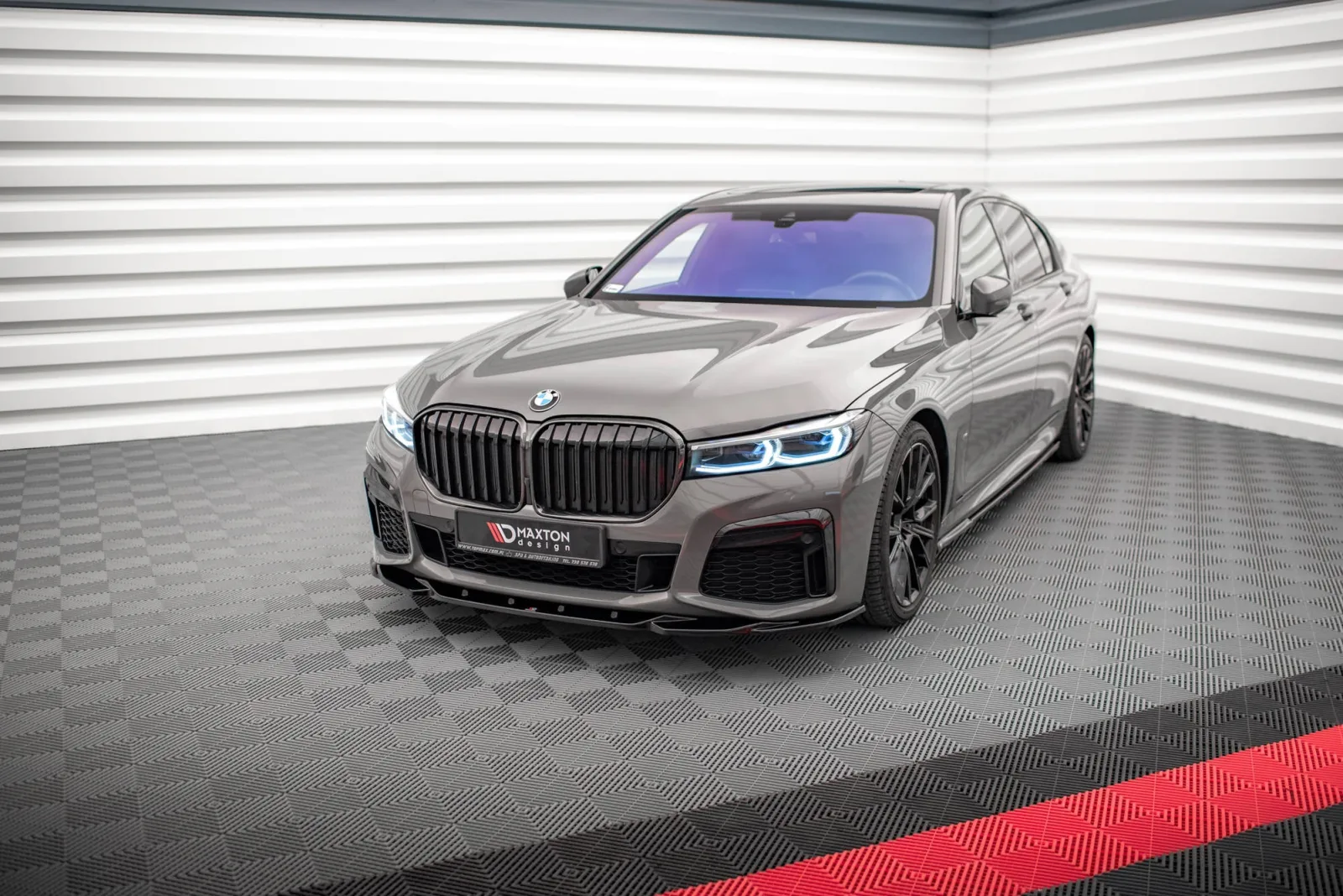 Front Splitter V.2 compatible with BMW 7 M-Pack G11 / G12 Facelift