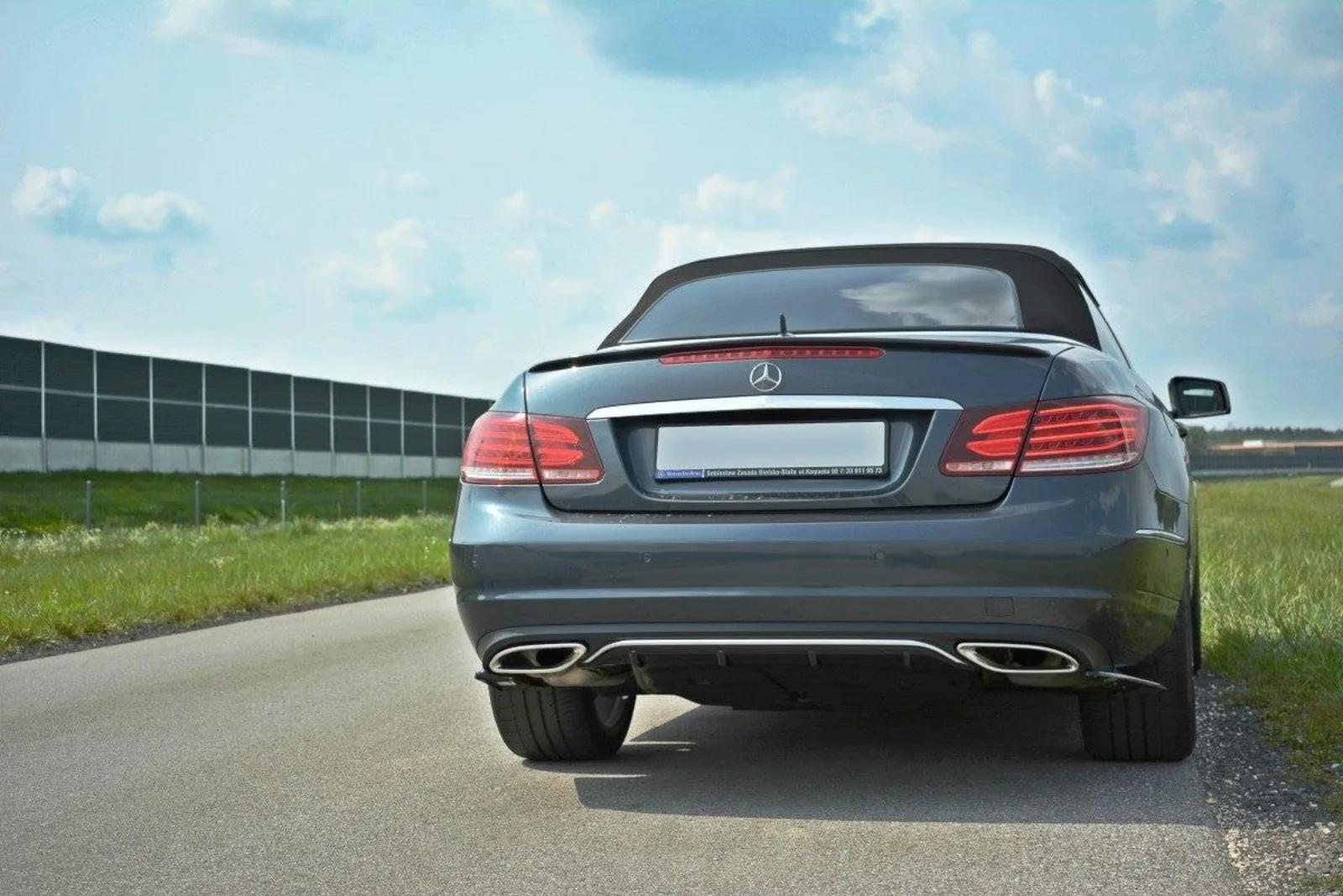 Rear Valance compatible with Mercedes - Benz E Coupe / Cabrio C207 Facelift / A207 Facelit