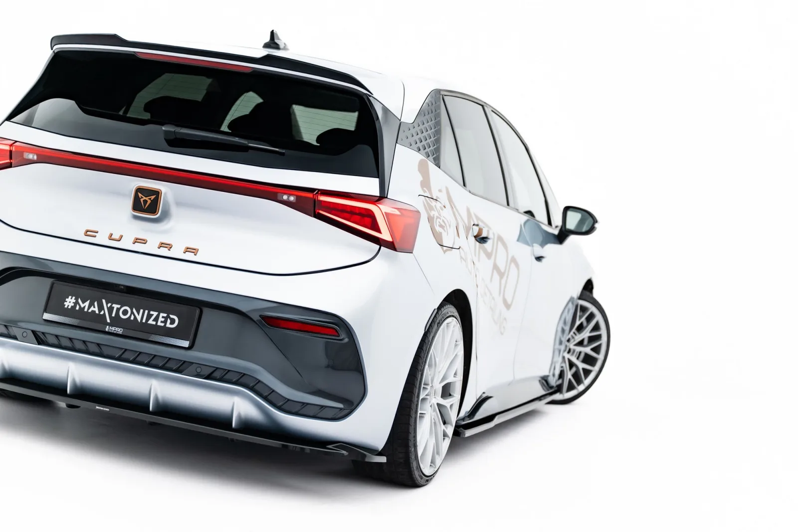 Rear Splitter (With Diffuser) compatible with Cupra Born Mk1