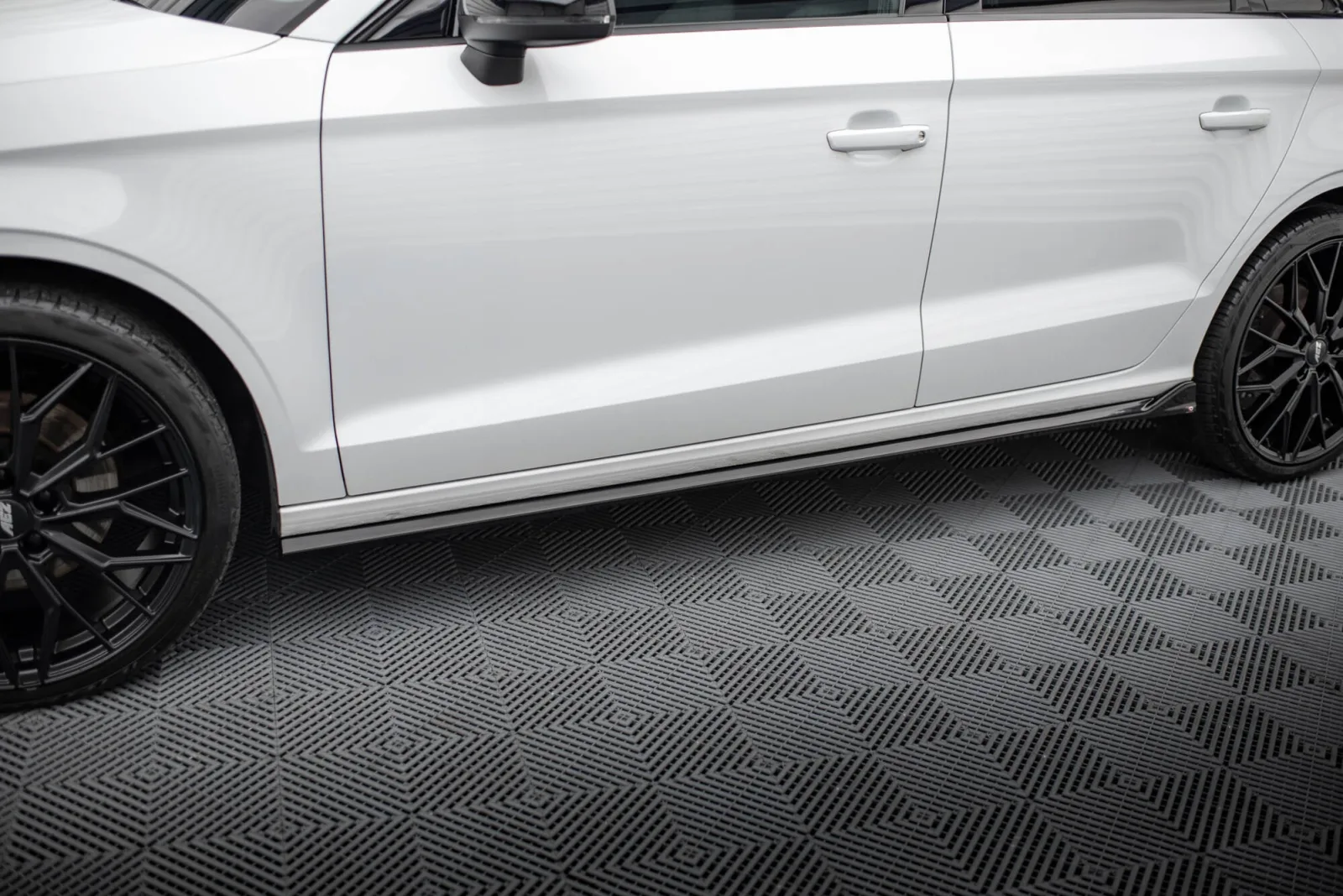 Side Skirts Diffusers compatible with Audi A3 Sedan 8V
