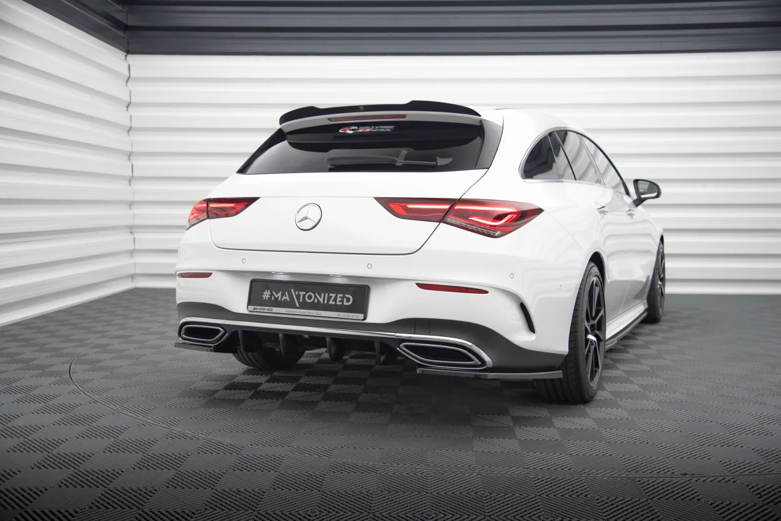 Rear Valance compatible with Mercedes-Benz CLA AMG-Line X118