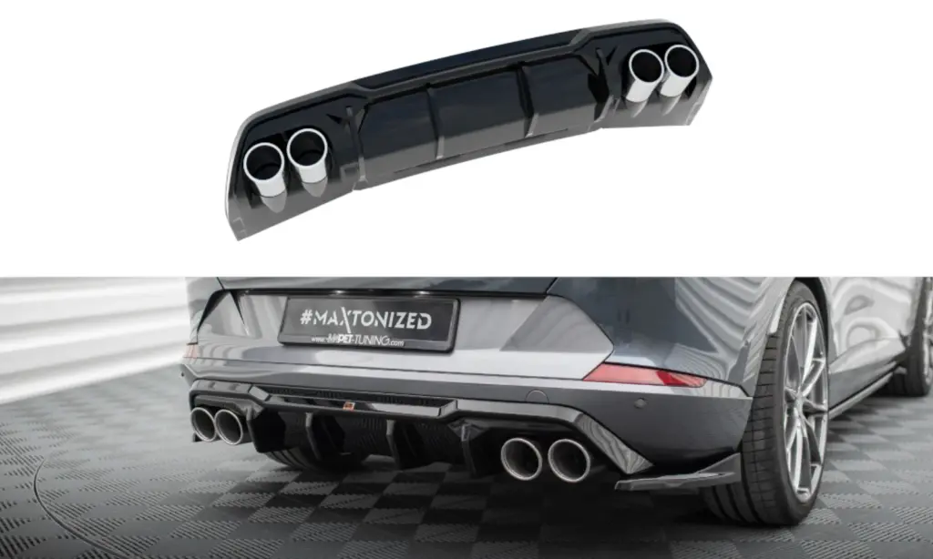 Rear Valance V.3 + Exhaust Tips Imitation compatible with Cupra Formentor Mk1