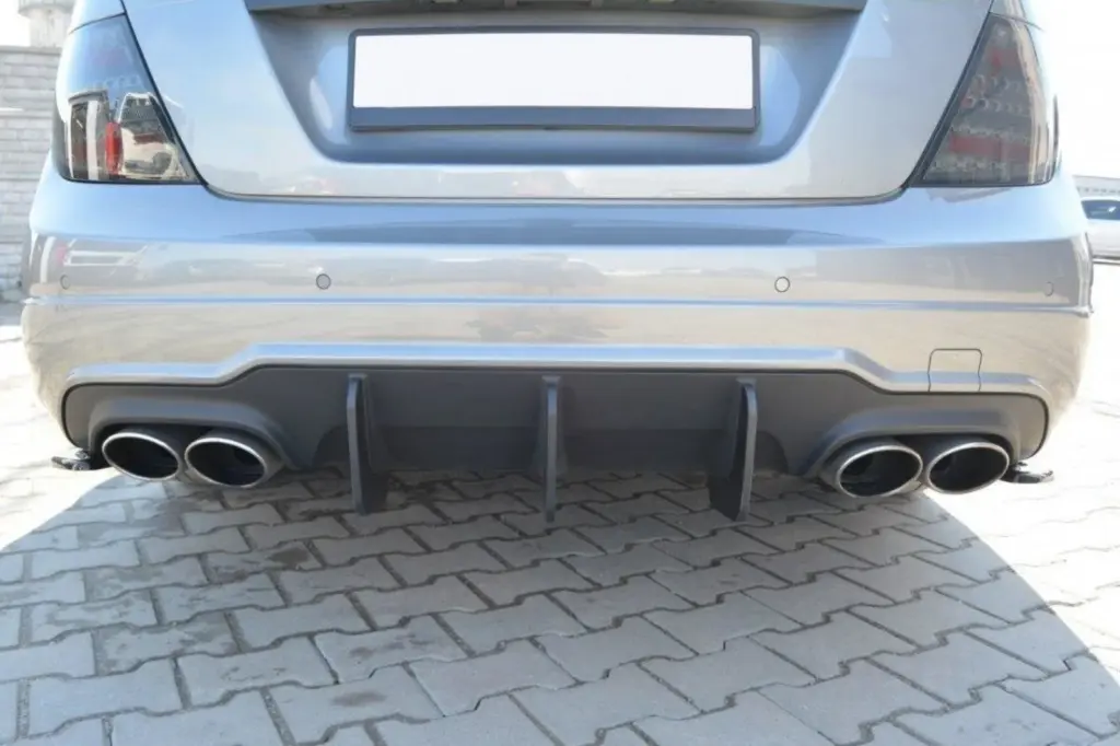 Rear Diffuser compatible with Mercedes C-Class W204 AMG-Line Facelift V.2