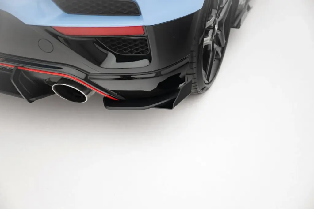 Rear Side Splitters Street Pro + Flaps compatible with Hyundai Veloster N Mk2