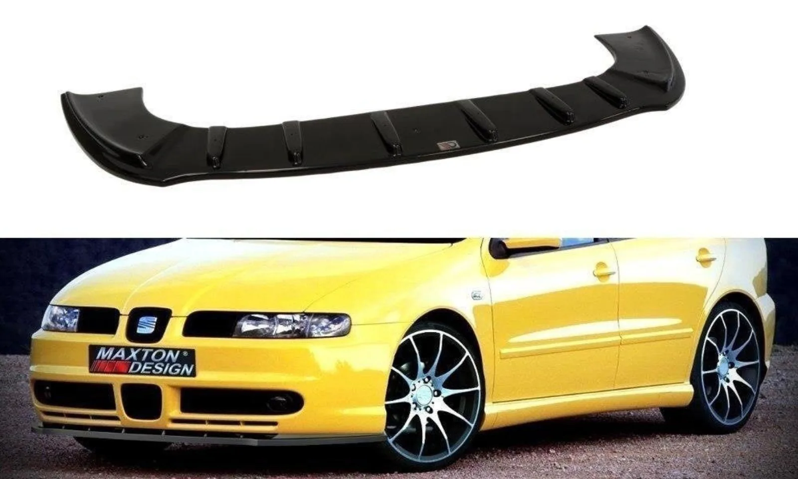 Front Splitter compatible with Seat Leon I (for Bumper Seat Sport)