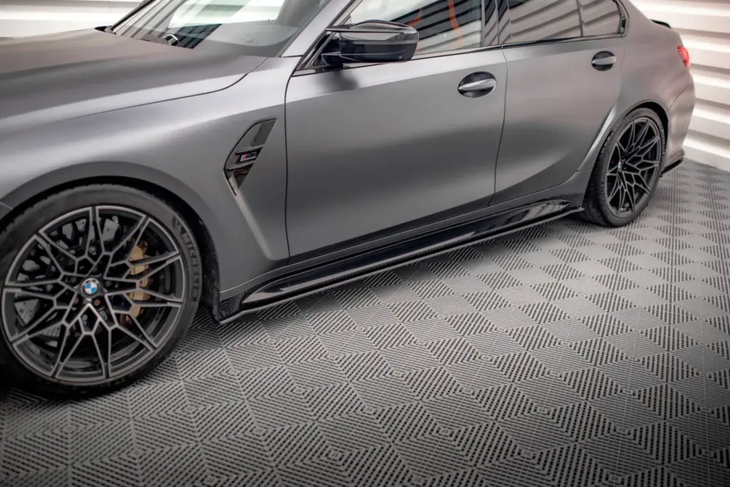 Side Skirts Diffusers Street Pro compatible with BMW M3 Sedan / Touring G80 / G81
