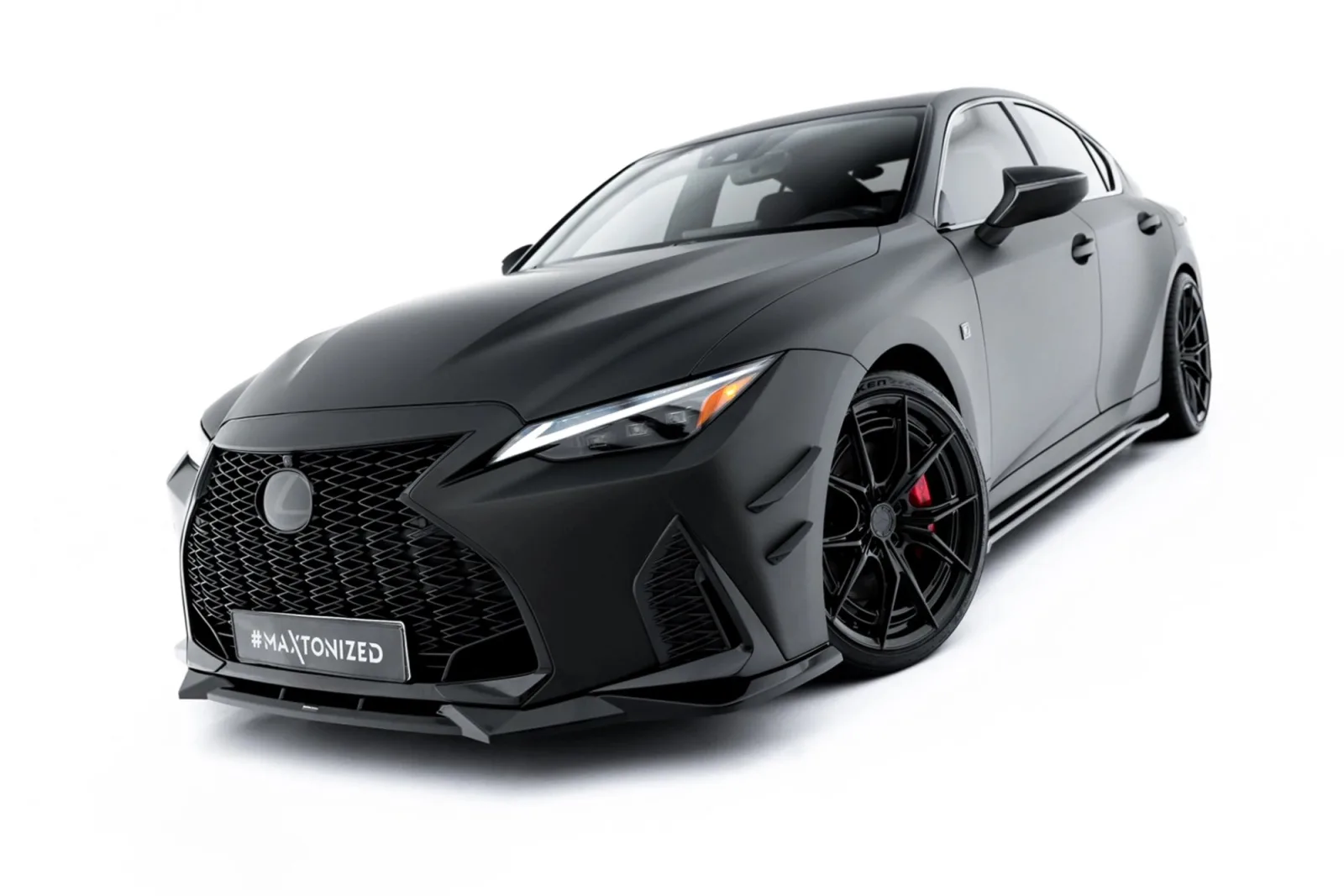 Front Splitter V.2 compatible with Lexus IS 500 Mk3 Facelift 2 (XE30)