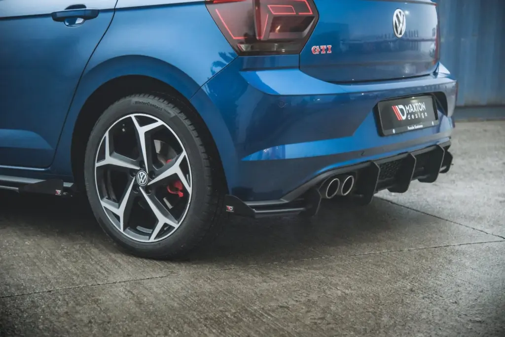 Rear Valance Street Pro+Flaps compatible with Volkswagen Polo GTI MK6