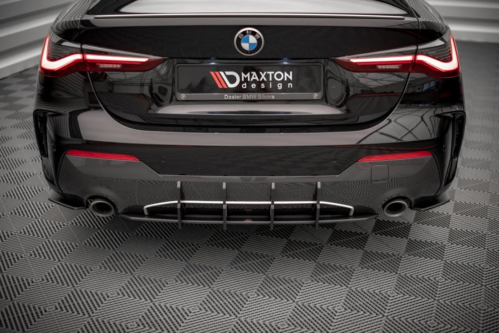 Rear Diffuser Street Pro compatible with BMW 4 M-Pack G22 / G23 / G22 Facelift / G23 Facelift