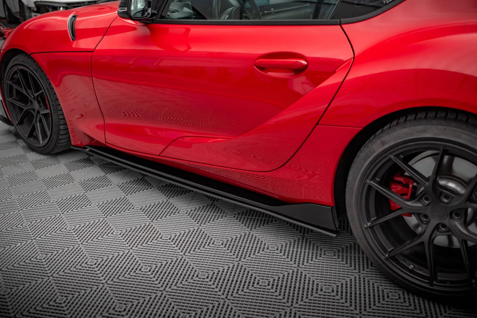 Side Skirts Diffusers Street Pro compatible with Toyota Supra Mk5