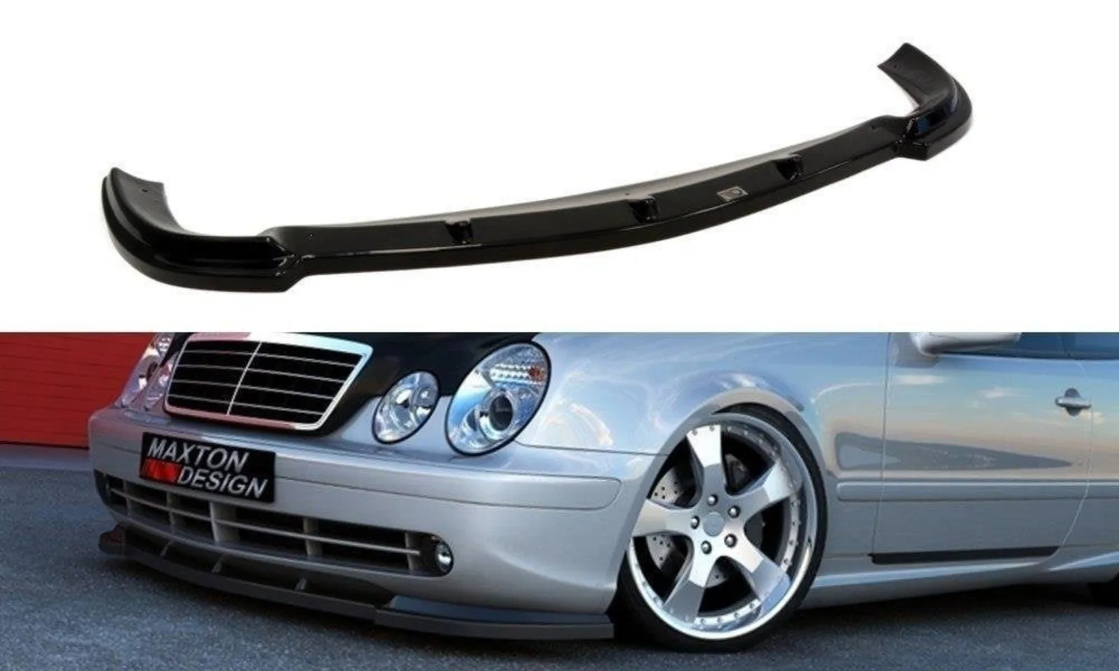 Front Splitter compatible with Mercedes CLK W208 (For W208 AMG)
