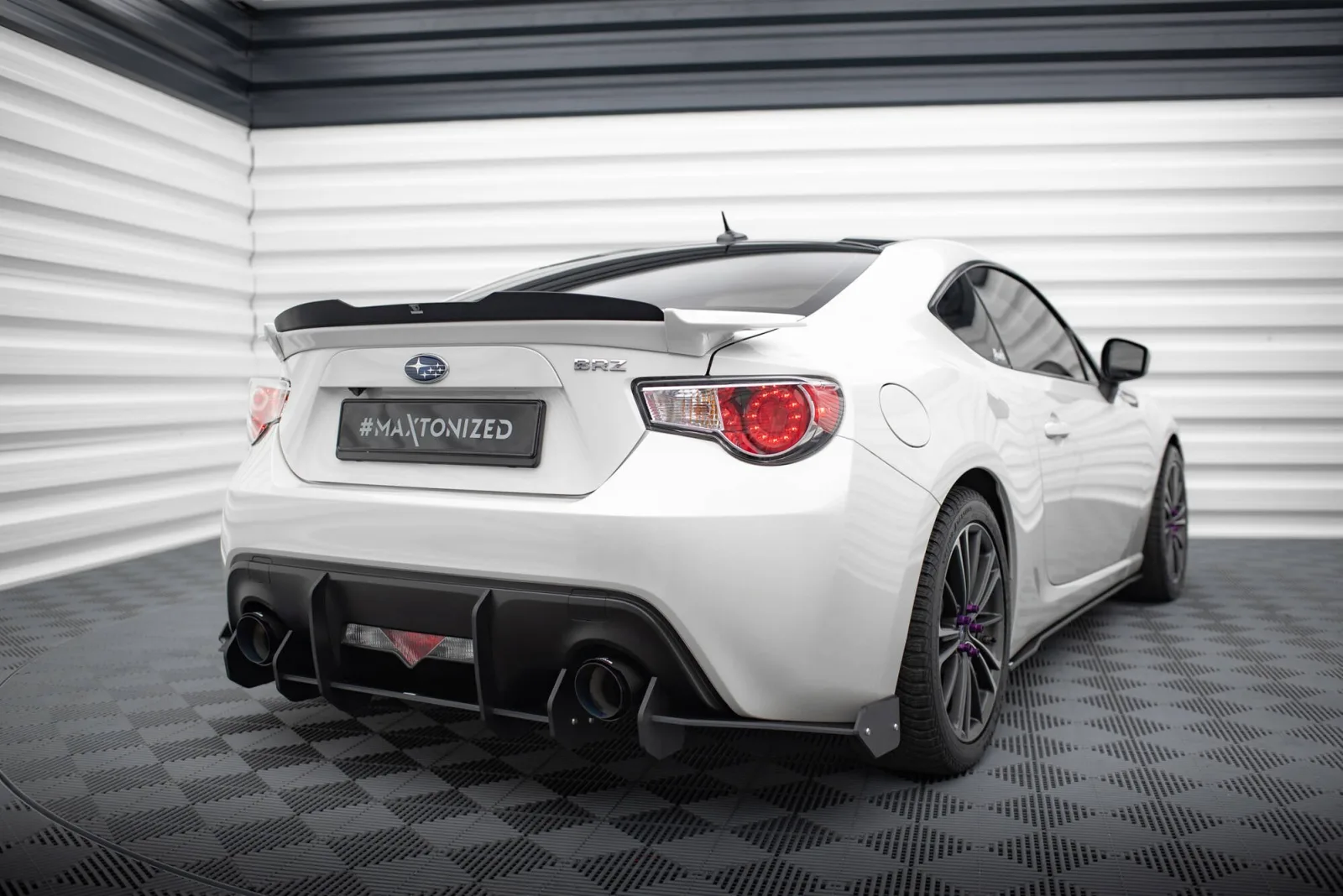 Rear Side Splitters Street Pro compatible with Subaru BRZ Mk1 / Mk1 Facelift