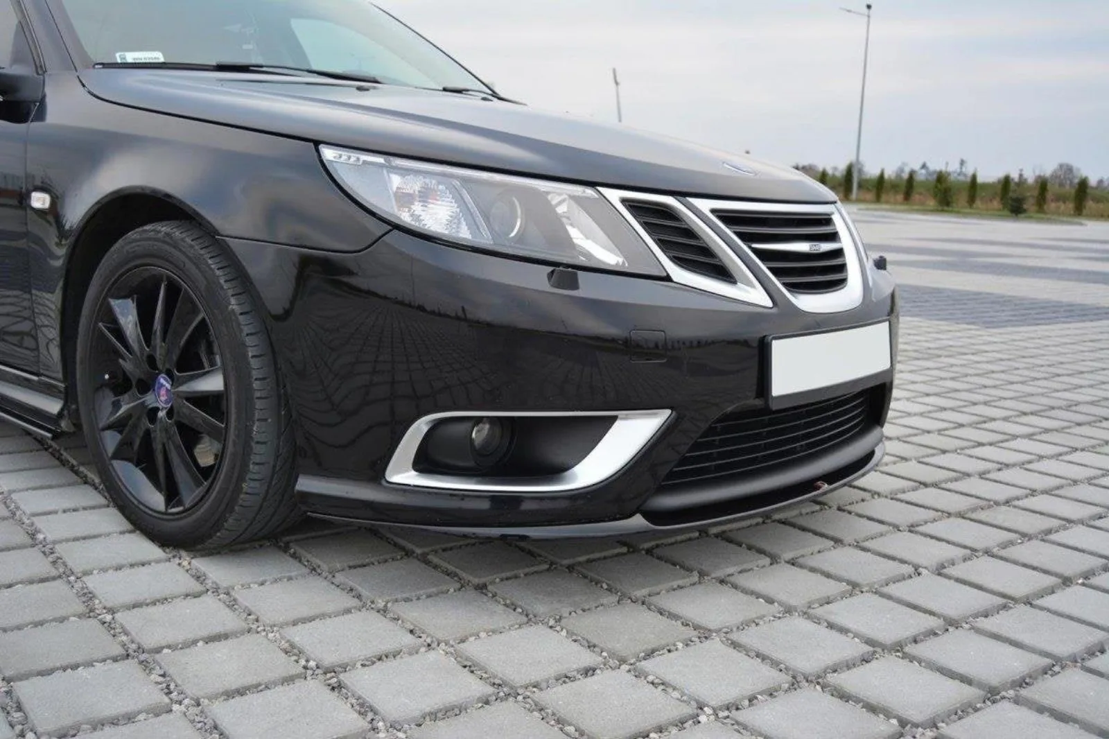 Front Splitter compatible with Saab 9-3 Aero MK2 Facelift