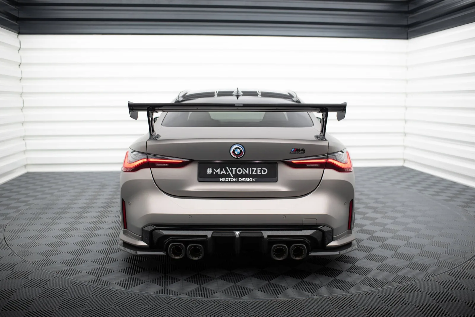 Carbon Spoiler With External Brackets compatible with BMW M4 G82 / G82 Facelift / M440i / 4 M-Pack G22 / G22 Facelift