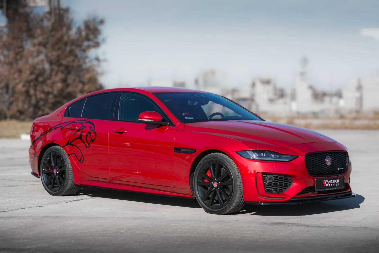 Side Skirts Diffusers compatible with Jaguar XE R-Dynamic X760 Facelift
