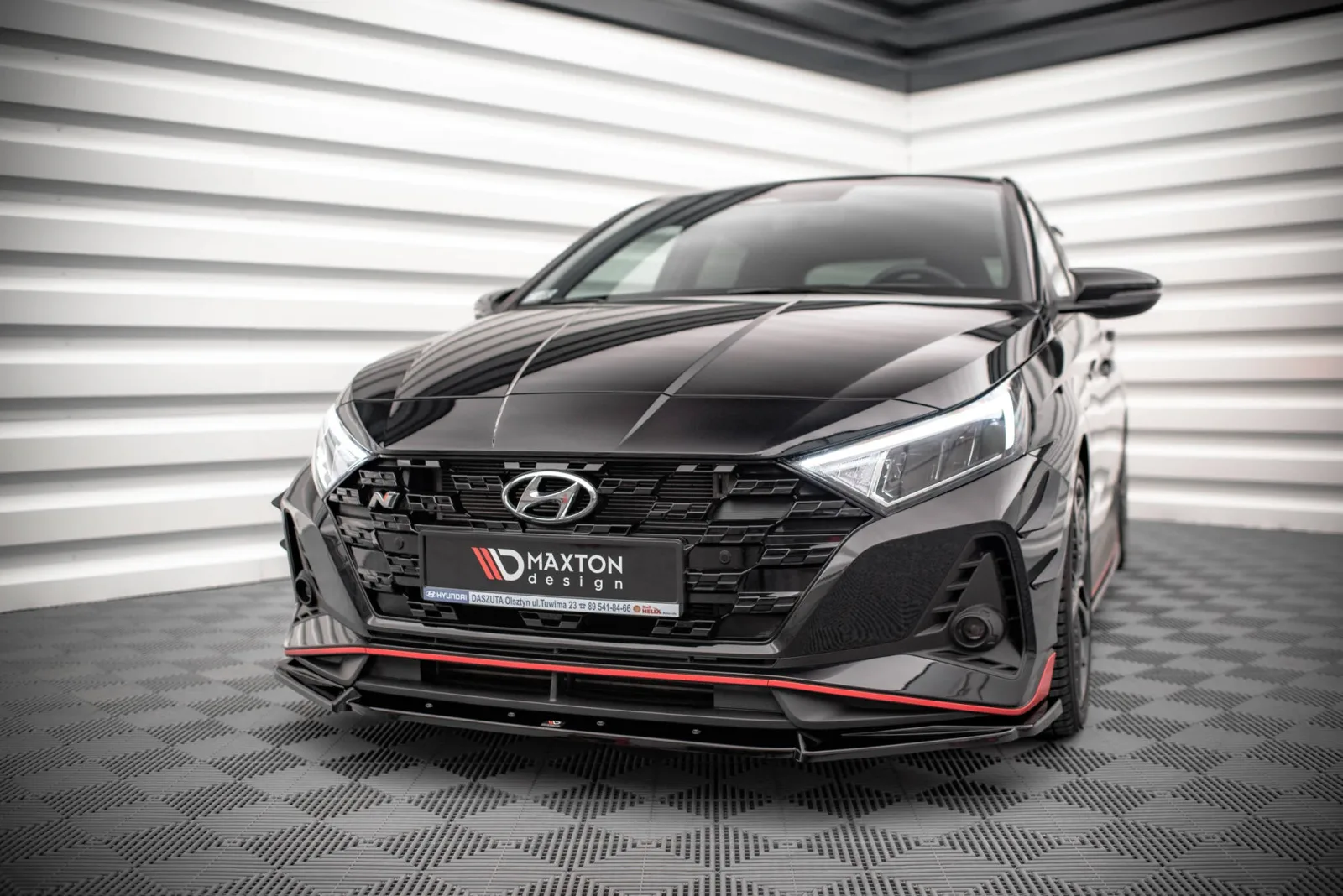 Front Splitter V.2 compatible with Hyundai I20 N Mk3