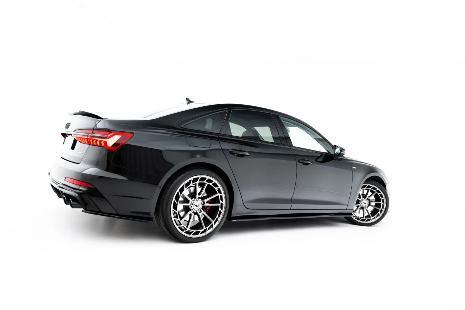 Side Skirts Diffusers compatible with Audi A6 S-Line / S6 C8 / C8 Facelift