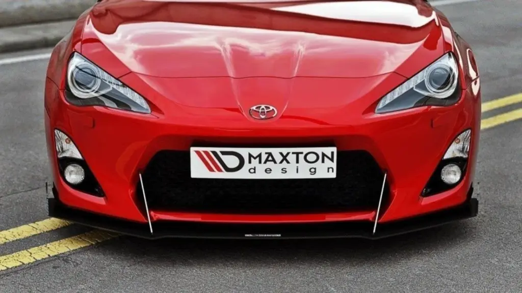 Front Splitter Racing compatible with Toyota GT86 (with wings)