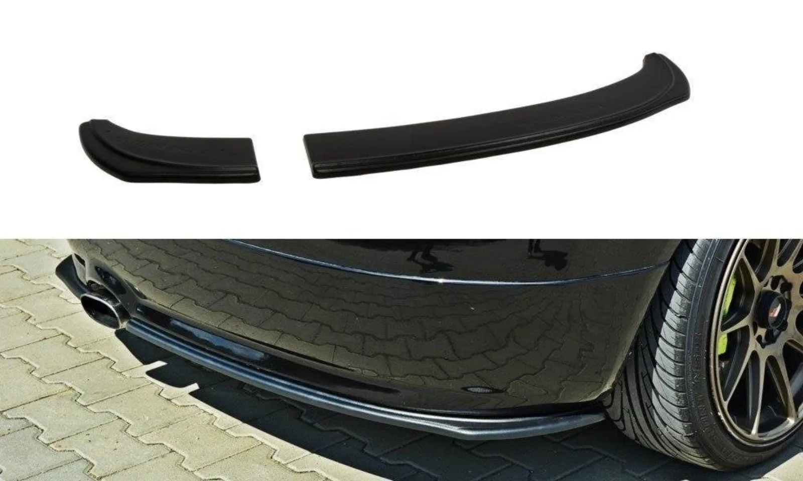 Rear Splitter compatible with Skoda Fabia RS Mk1